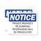 Signmission Private Property No Dumping Trespassers OSHA Notice Sign, Vinyl Decal, 7in W x 5in L, 2PK OS-2PACK-NS-D-57-L-17835 - alternate 1